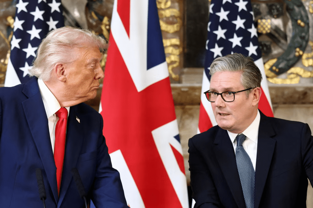 US President and UK PM joint press conference