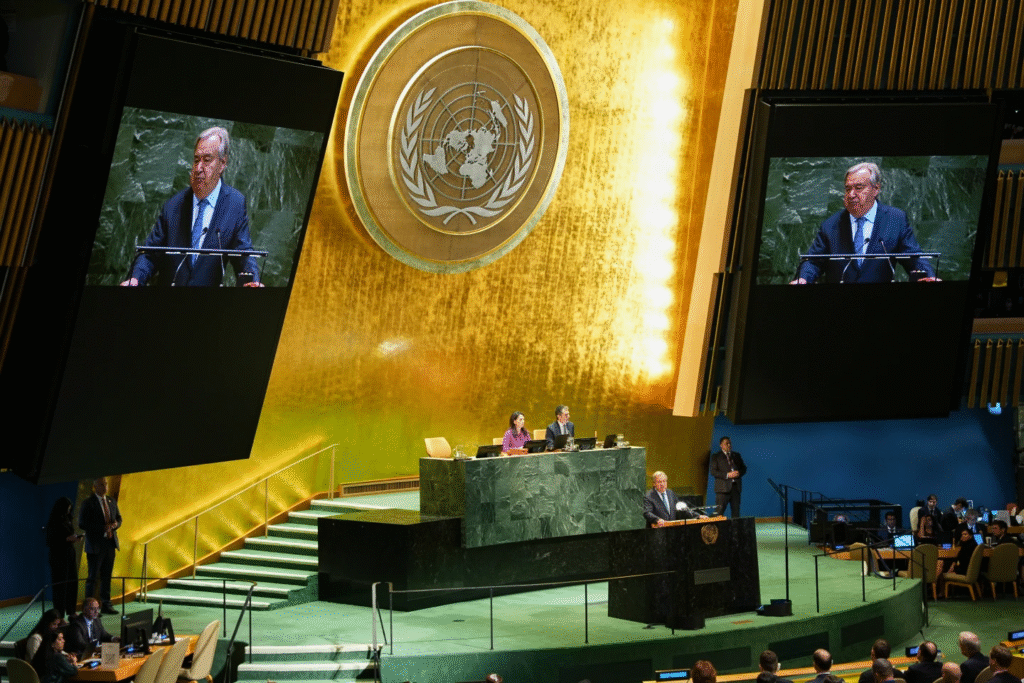 UN chief warns world leaders