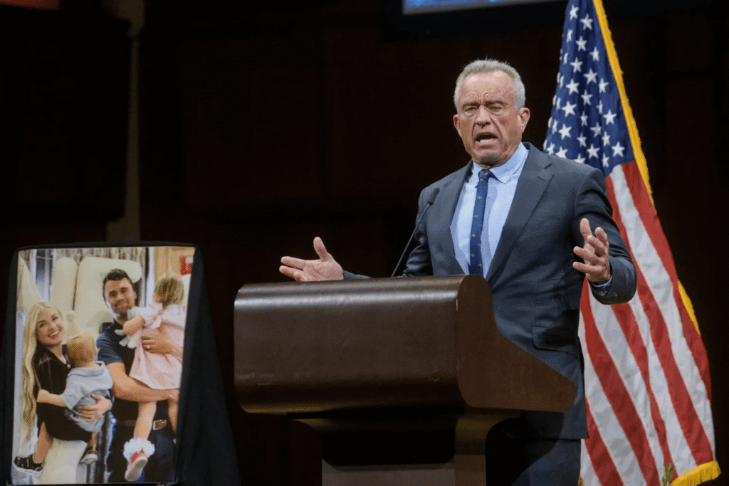 RFK Jr. speaks at Charlie Kirk’s vigil