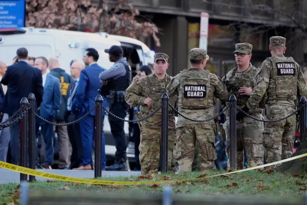 Two West Virginia National Guard members shot Wednesday near the White House.