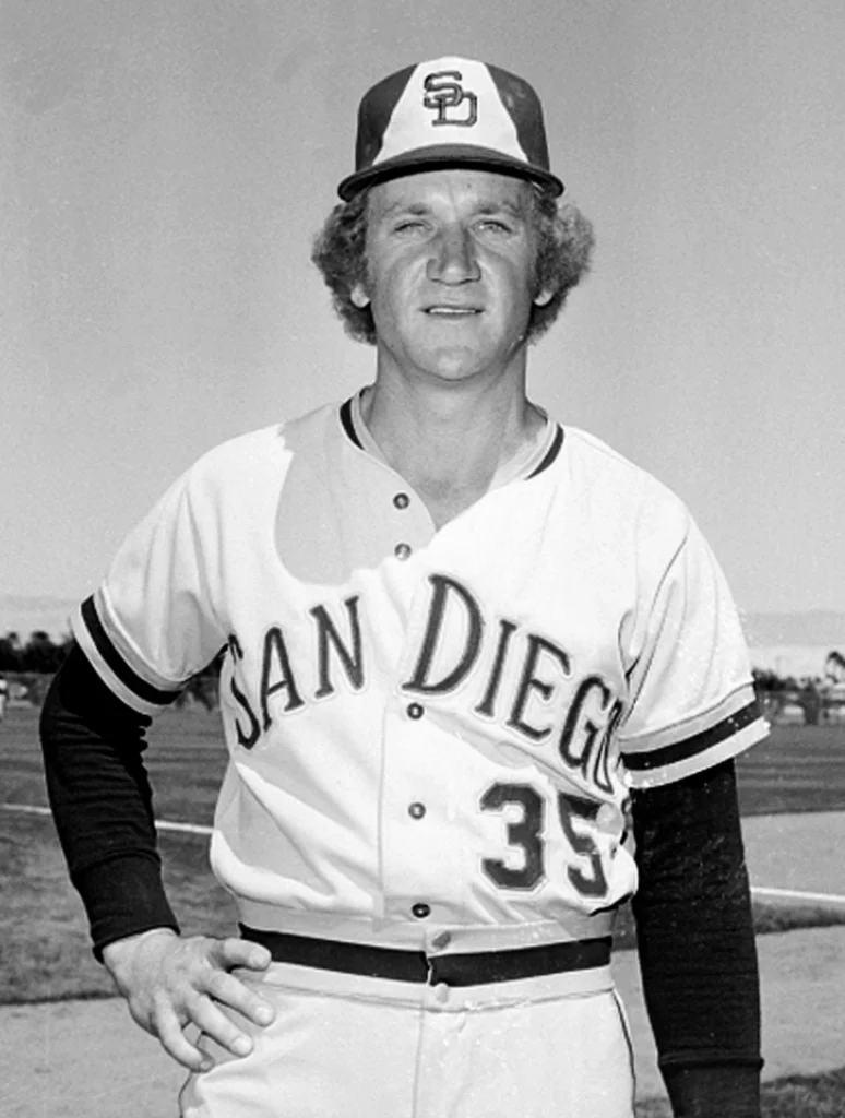 San Diego Padres pitcher Randy Jones  poses for a photo