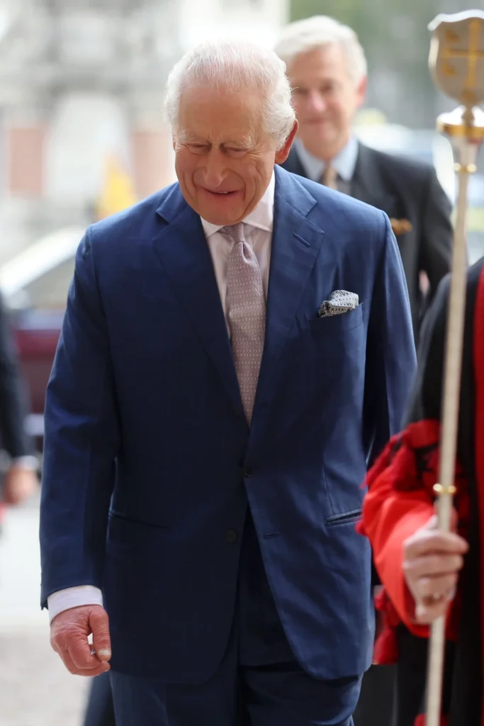 Britain's King Charles III attends an Advent Service at Westminster Abbey, in London